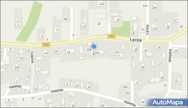 Jawiszowice, Łęcka, 22, mapa Jawiszowice