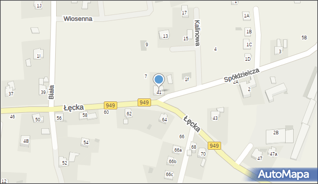 Jawiszowice, Łęcka, 41, mapa Jawiszowice