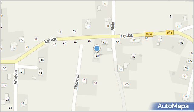 Jawiszowice, Łęcka, 48, mapa Jawiszowice