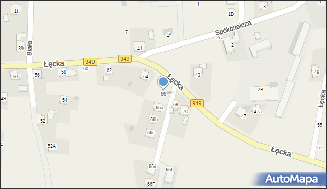 Jawiszowice, Łęcka, 66, mapa Jawiszowice