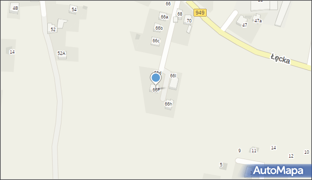 Jawiszowice, Łęcka, 66F, mapa Jawiszowice