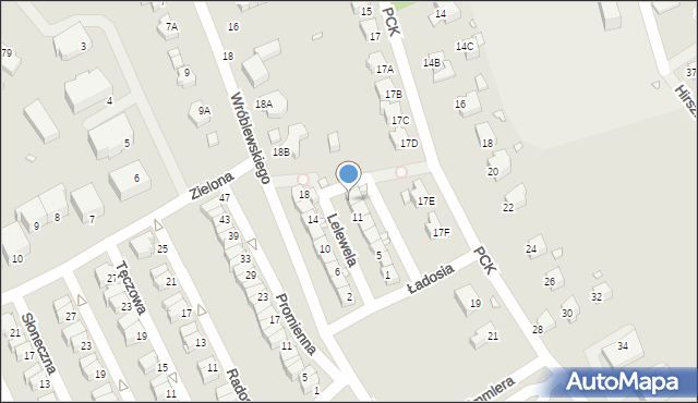 Jelenia Góra, Lelewela Joachima, 13, mapa Jelenia Góra