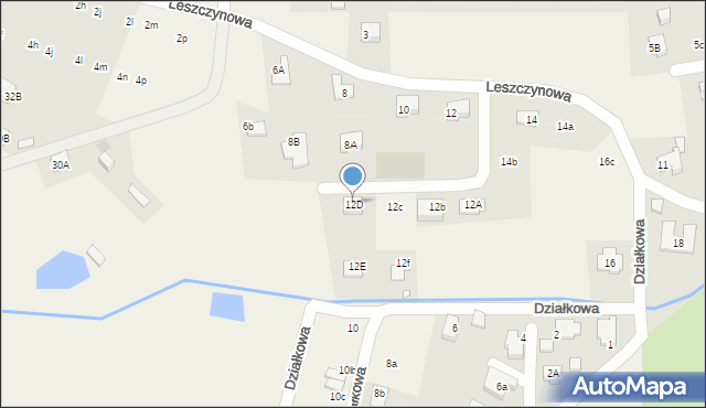 Jeżów Sudecki, Leszczynowa, 12D, mapa Jeżów Sudecki