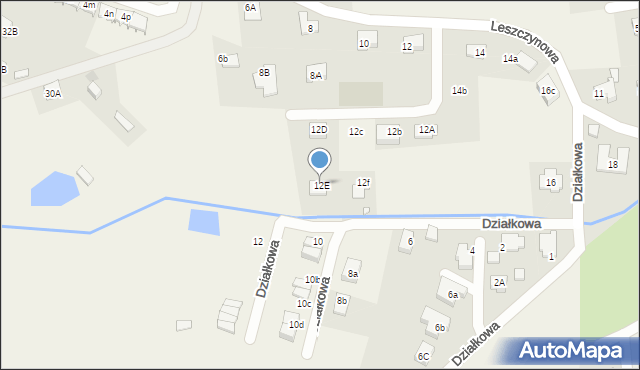 Jeżów Sudecki, Leszczynowa, 12E, mapa Jeżów Sudecki