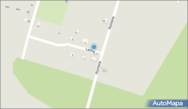 Kalety, Lema Stanisława, 1, mapa Kalety