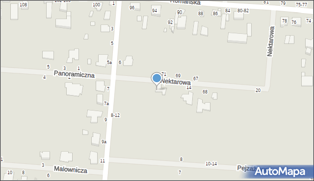 Kalisz, Lechosławska, 8-12, mapa Kalisza