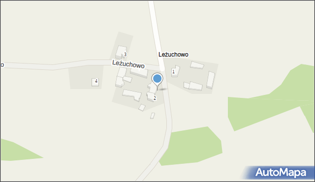 Kalisz, Leżuchowo, 3, mapa Kalisza