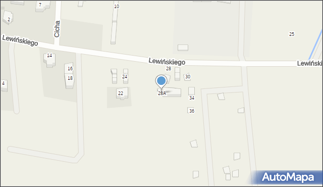 Karwia, Lewińskiego B., ks., 28A, mapa Karwia