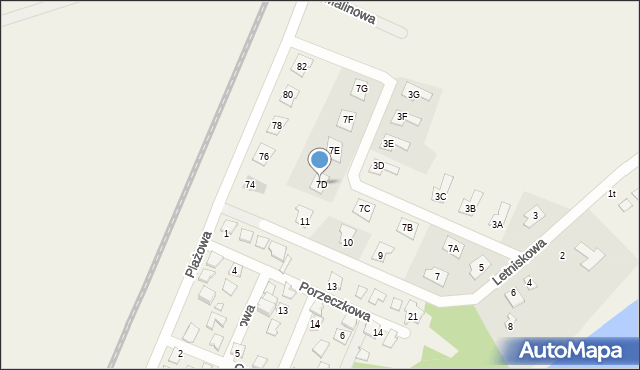 Kobylec, Letniskowa, 7D, mapa Kobylec