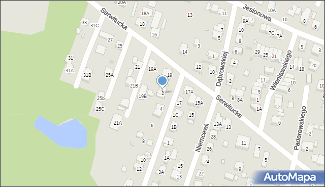 Kobyłka, Legionów Polskich, 2, mapa Kobyłka