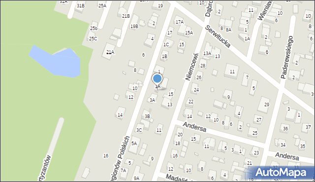 Kobyłka, Legionów Polskich, 3, mapa Kobyłka