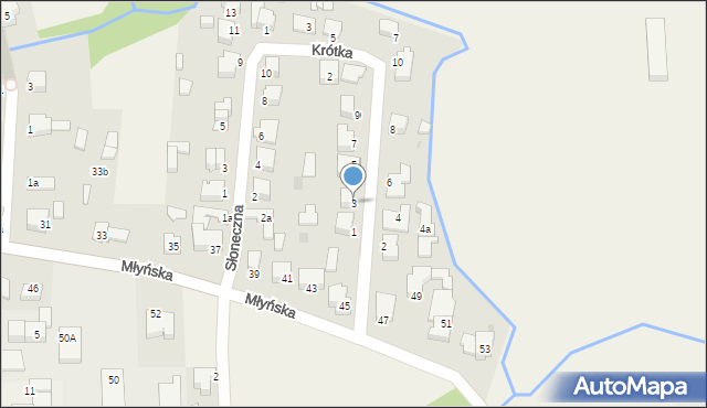 Kobylnica, Leśna, 3, mapa Kobylnica