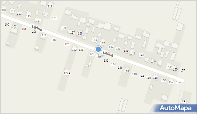 Koniemłoty, Leśna, 130, mapa Koniemłoty