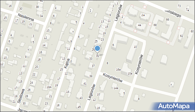 Konstantynów Łódzki, Legionów, 31, mapa Konstantynów Łódzki