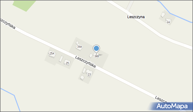 Korczyna, Leszczyńska, 34b, mapa Korczyna