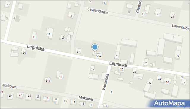 Koskowice, Legnicka, 19, mapa Koskowice