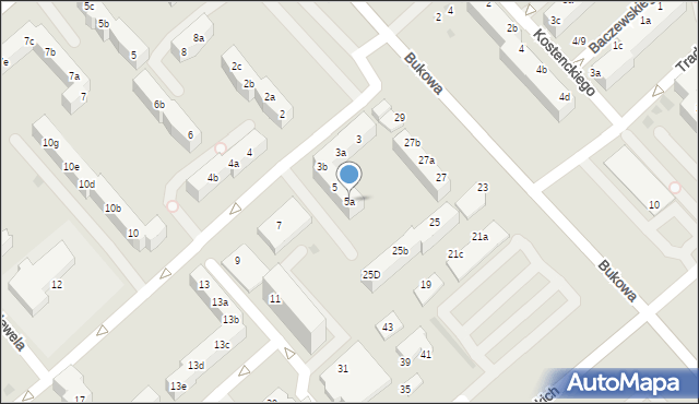 Koszalin, Lelewela Joachima, 5a, mapa Koszalina