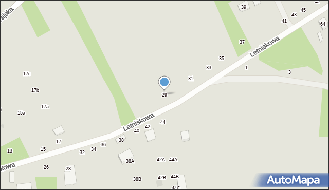 Koziegłowy, Letniskowa, 29, mapa Koziegłowy