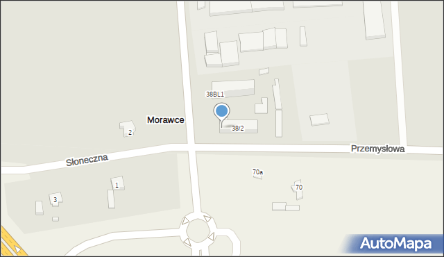 Krośniewice, Łęczycka, 38BL2, mapa Krośniewice