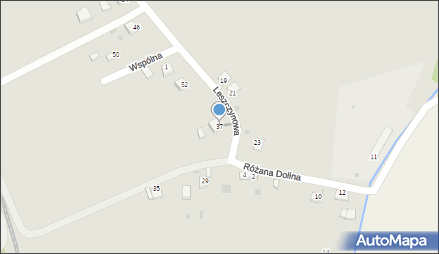 Krzeszowice, Leszczynowa, 58, mapa Krzeszowice