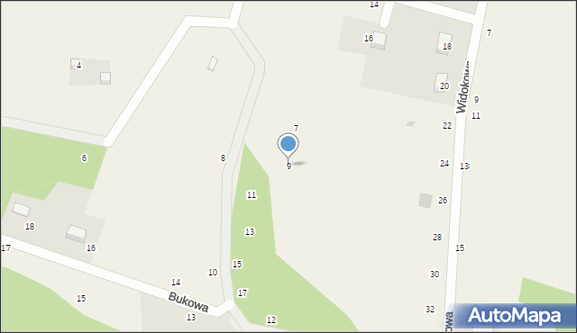 Kuropatnik, Letniskowa, 9, mapa Kuropatnik