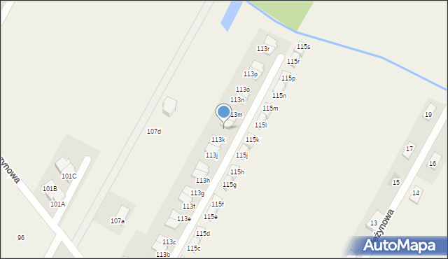 Laszczki, Leszczynowa, 113l, mapa Laszczki