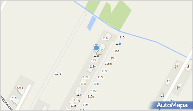 Laszczki, Leszczynowa, 113o, mapa Laszczki