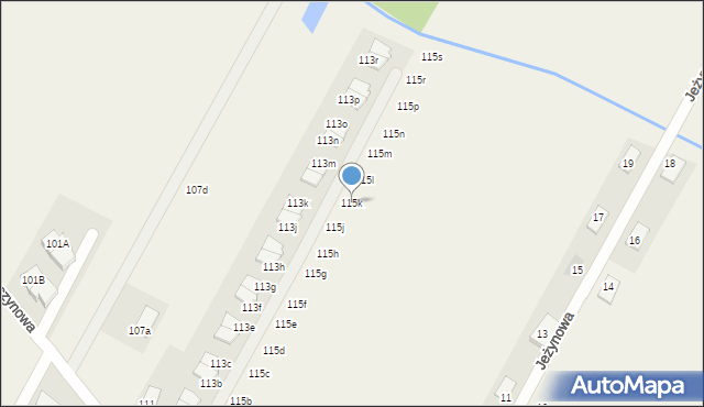 Laszczki, Leszczynowa, 115k, mapa Laszczki