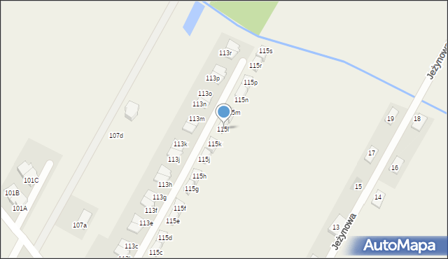 Laszczki, Leszczynowa, 115l, mapa Laszczki