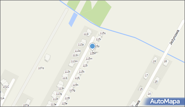 Laszczki, Leszczynowa, 115n, mapa Laszczki