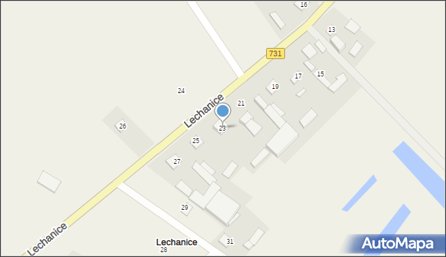 Lechanice, Lechanice, 23, mapa Lechanice