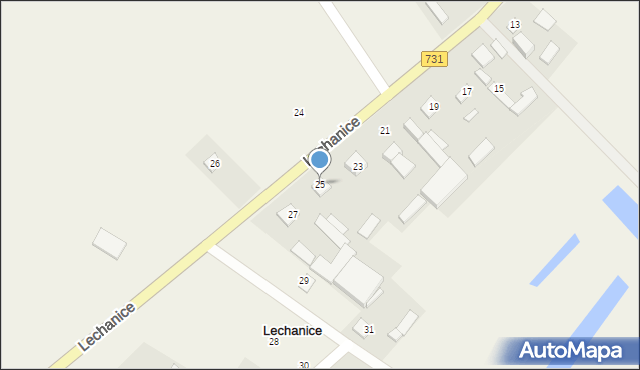 Lechanice, Lechanice, 25, mapa Lechanice