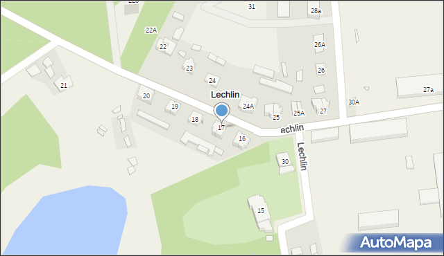 Lechlin, Lechlin, 17, mapa Lechlin