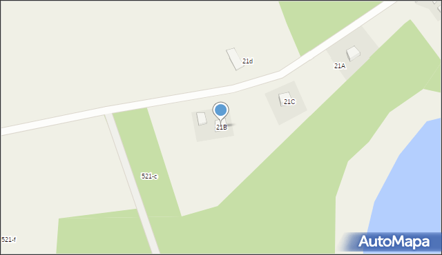 Lechlin, Lechlin, 21B, mapa Lechlin