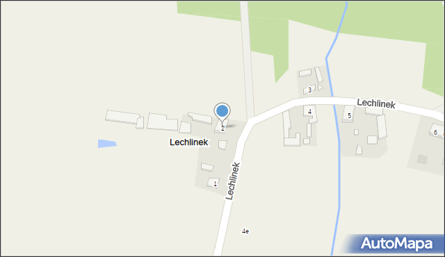 Lechlinek, Lechlinek, 2, mapa Lechlinek
