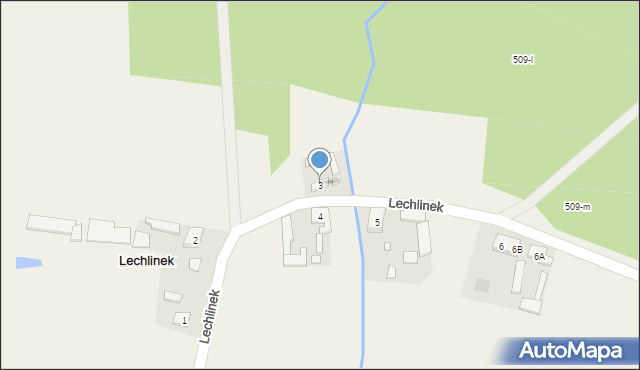 Lechlinek, Lechlinek, 3, mapa Lechlinek