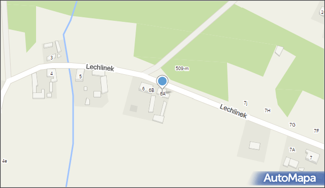 Lechlinek, Lechlinek, 6A, mapa Lechlinek