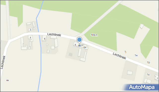 Lechlinek, Lechlinek, 6B, mapa Lechlinek