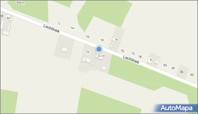 Lechlinek, Lechlinek, 7, mapa Lechlinek
