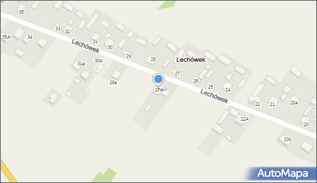 Lechówek, Lechówek, 27A, mapa Lechówek