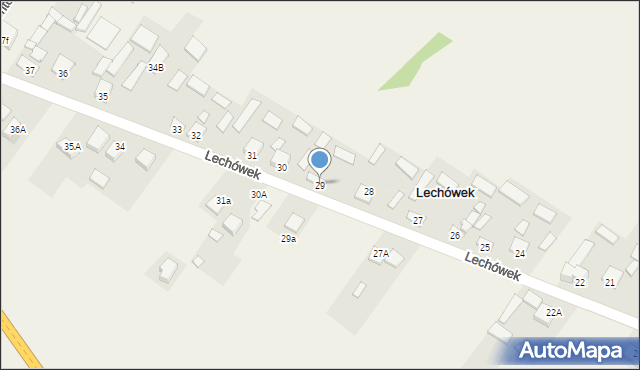 Lechówek, Lechówek, 29, mapa Lechówek