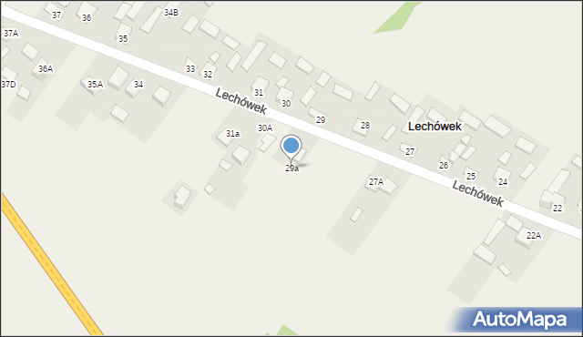 Lechówek, Lechówek, 29a, mapa Lechówek