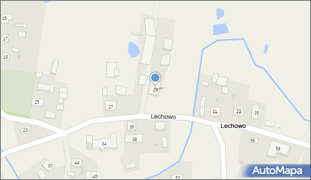 Lechowo, Lechowo, 29, mapa Lechowo