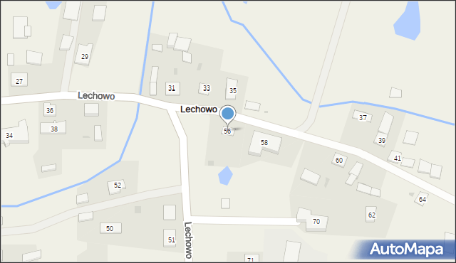Lechowo, Lechowo, 56, mapa Lechowo