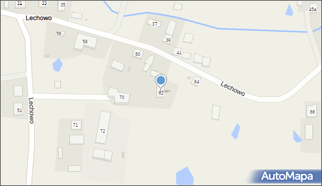 Lechowo, Lechowo, 62, mapa Lechowo