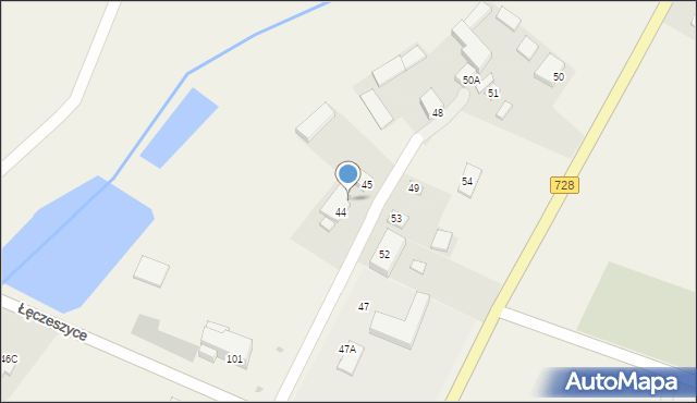 Łęczeszyce, Łęczeszyce, 44A, mapa Łęczeszyce