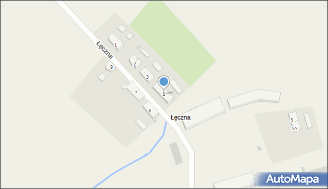 Łęczna, Łęczna, 4, mapa Łęczna