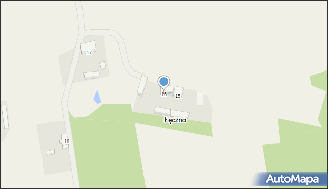 Łęczno, Łęczno, 16, mapa Łęczno