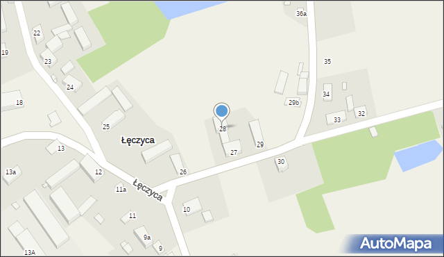 Łęczyca, Łęczyca, 28, mapa Łęczyca