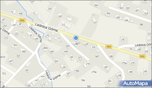 Lednica Górna, Lednica Górna, 148, mapa Lednica Górna